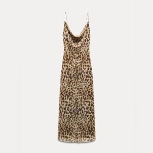 Zara leopard dress NWT